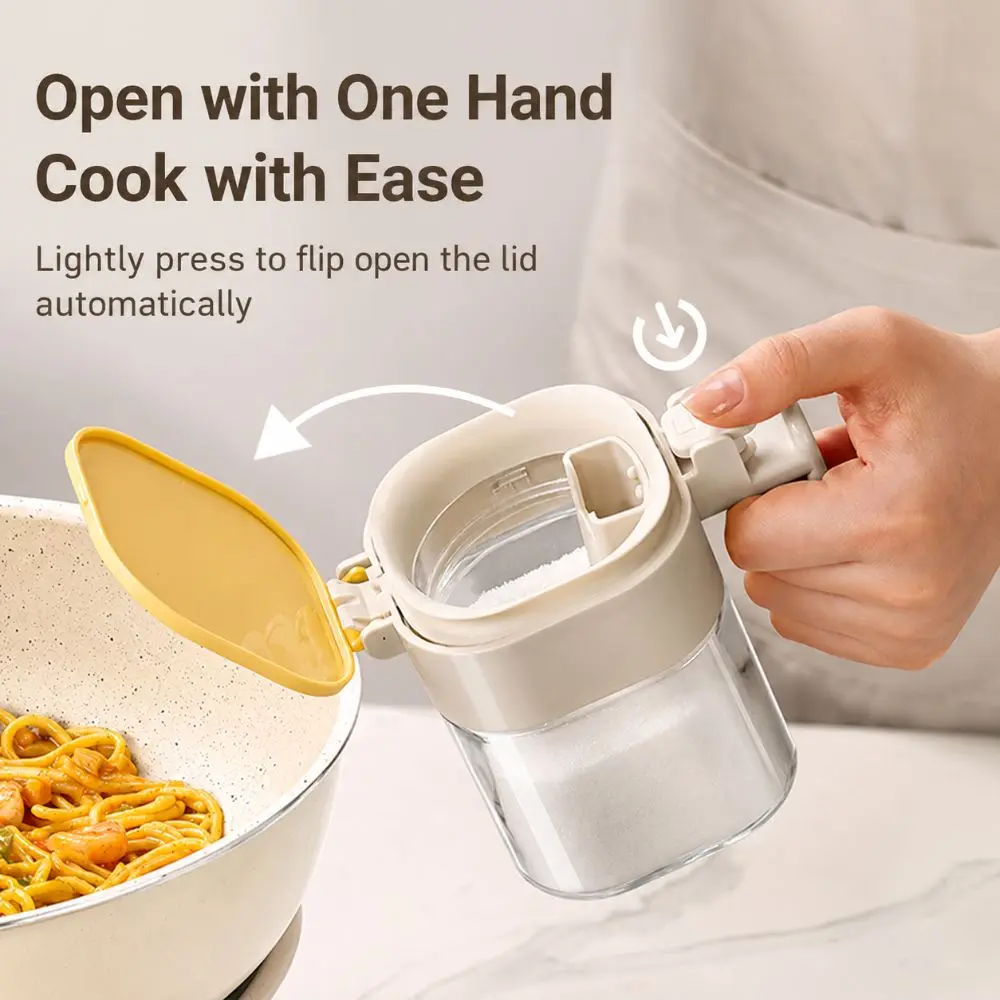 Moisture Proof Seasoning Jar Leak Proof Dustproof Sealed Spice Jar Transparent Flavor Sealing Cumin Bottle Home Kitchen