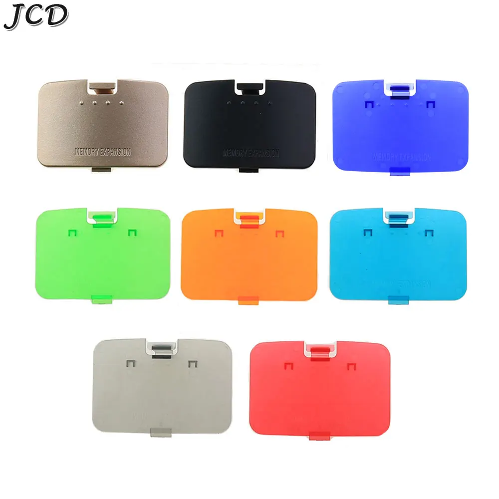 JCD 1pcs Repair For N64 Door Cover Jumper Pak Lid Memory Expansion Pak For N64 Expansion pack Card slot cover doors cover