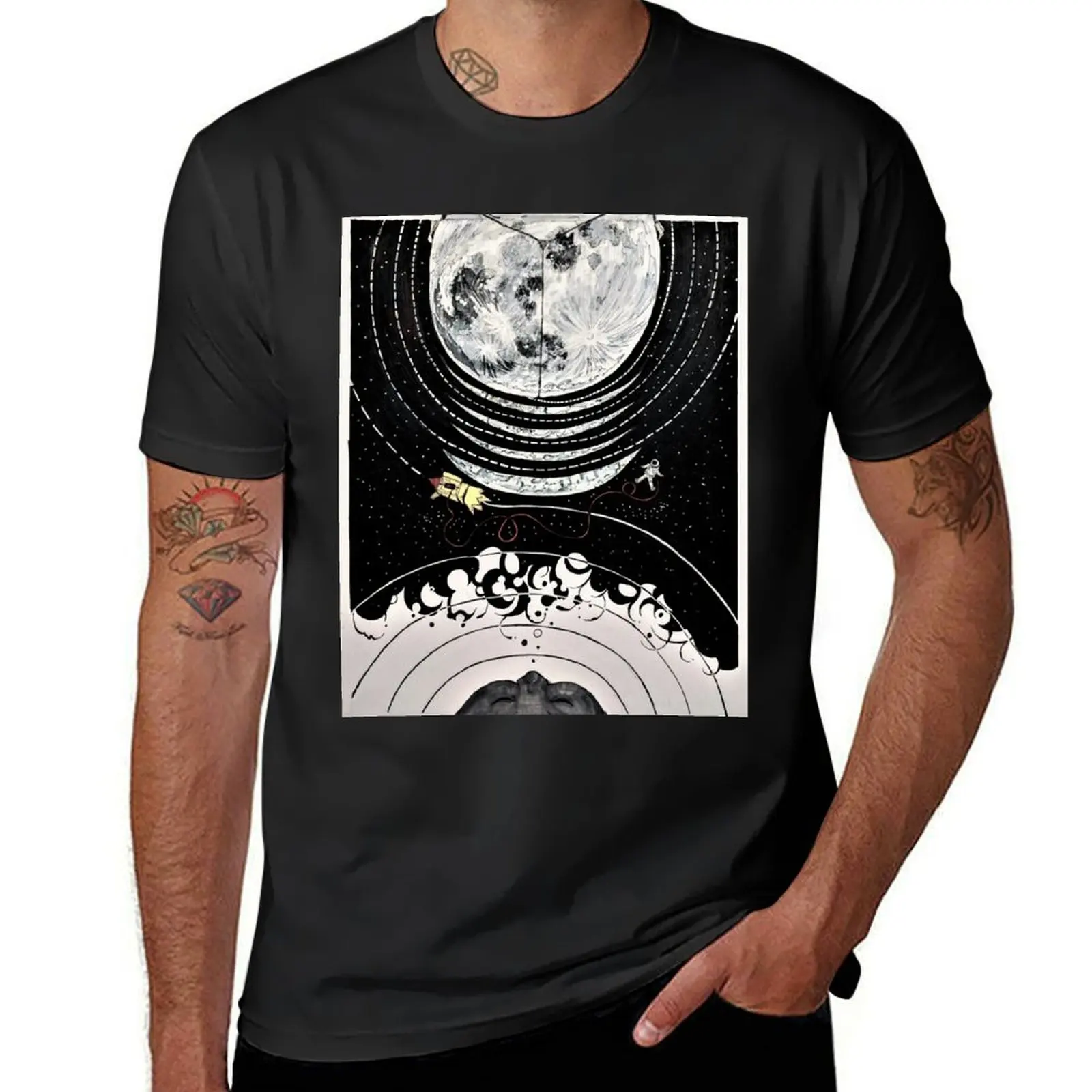 I dream of the moon T-Shirt quick-drying Aesthetic clothing designer t shirt men