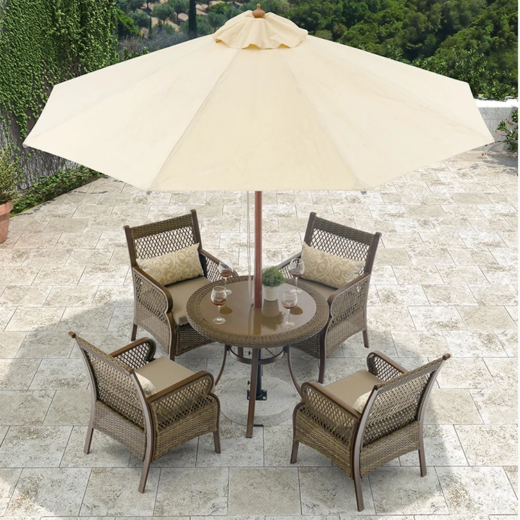 Outdoor Waterproof Hotel Pool Used Aluminum Frame Garden Parasol