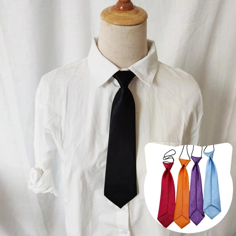 Elastische kurze Bänder für Kinder, reine Farbe, Gummibänder, Aktivitätszubehör für Babys, Schuluniform, Krawatten, Kindermode