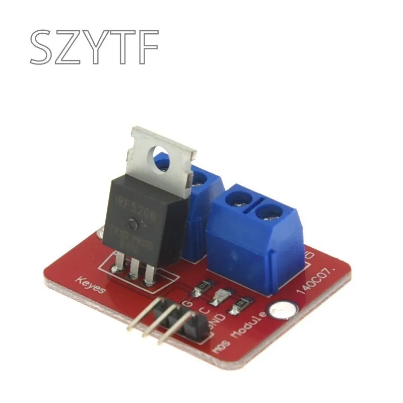 0-24V Top Mosfet Button IRF520 MOS Driver Module For Arduino MCU ARM Raspberry pi