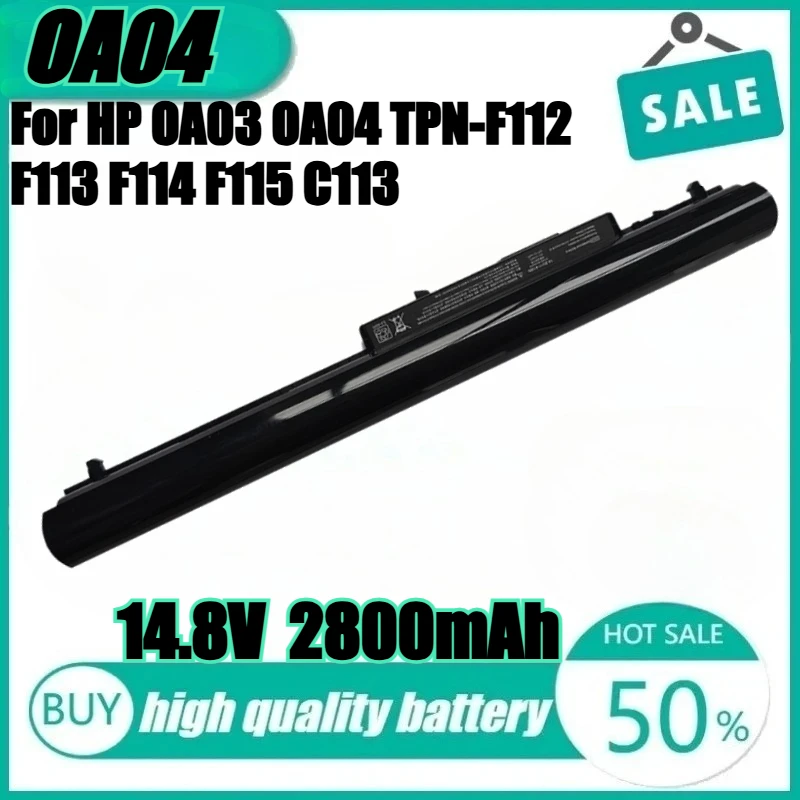 

OA04/OA03 740715-001 15-h000 15-S000 Аккумуляторы для ноутбука HP 240 G2 CQ14 CQ15 OA04 HSTNN-PB5S HSTNN-LB5S Черный