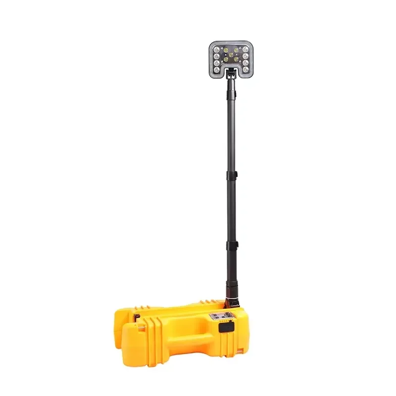 Rechargeable LED Work Light Portable Emergency Lamp with Battery Mobile Lighting System for Remote Area Outdoor Camping