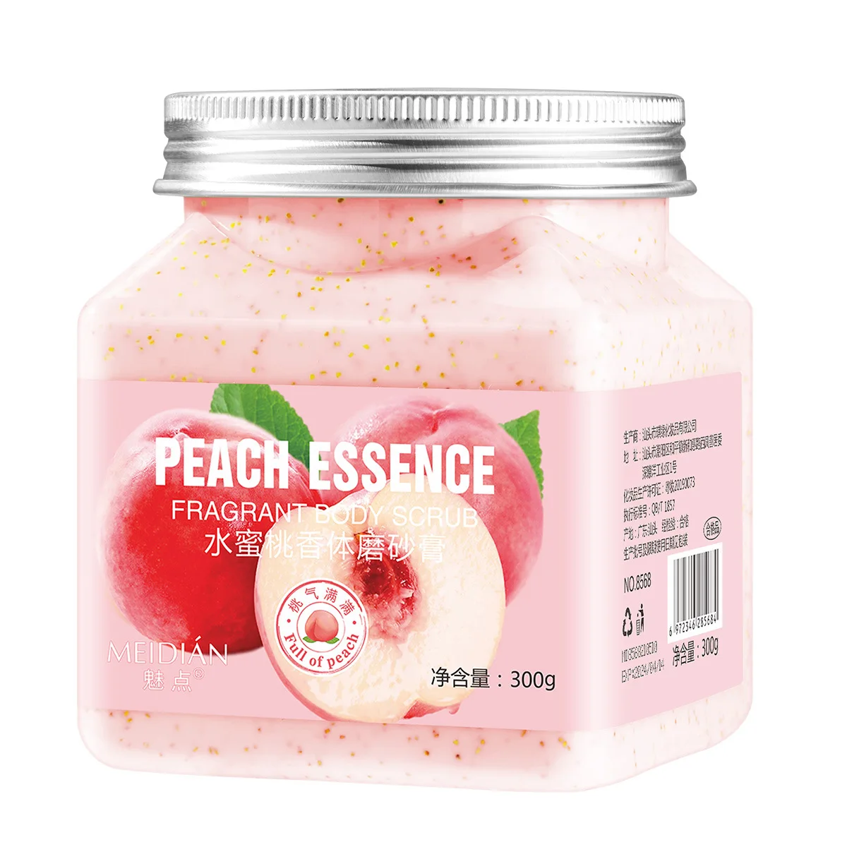 300g scrub sea salt fruity body exfoliation chicken skin whitening whole body gentle cleansing cream Skin care