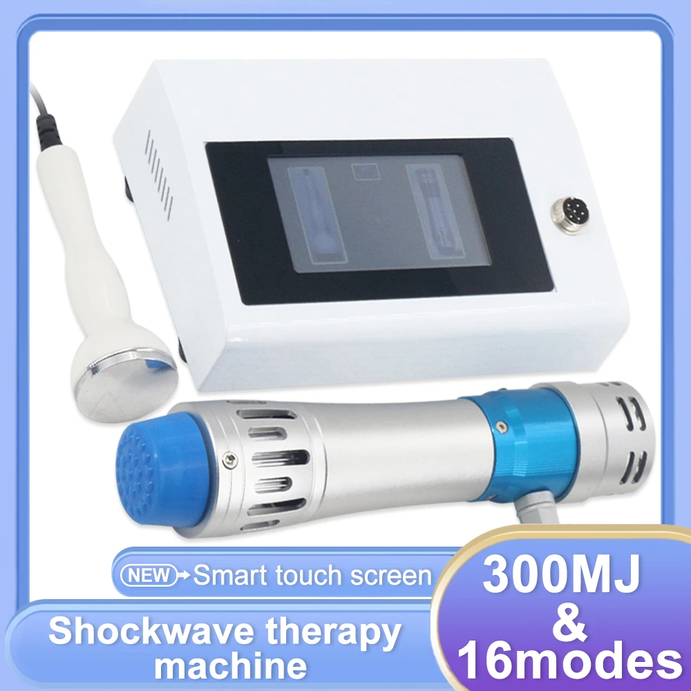 

Shock Wave For ED Treatment Massager Pain Relief Muscle Relaxation Massage Ultrasound 2 IN 1 300MJ Shockwave Therapy Machine New