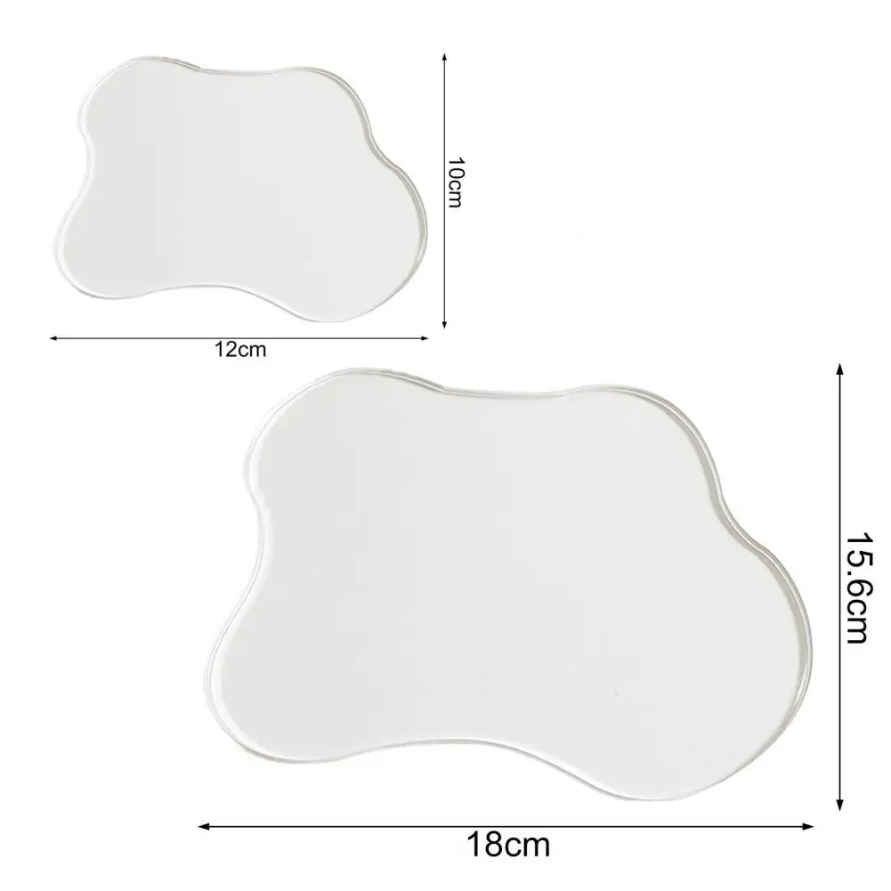 2Pcs Cup Coaster Thermal Insulation Skid Resistance Heat-proof Anti-scalding Irregular Simple Table Placemat Dining