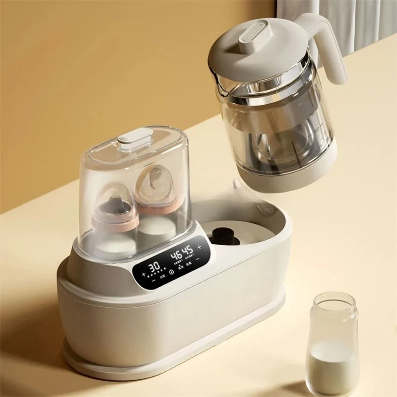 Calentador de Biberones Multifunción de 800W con Esterilizador a Vapor, Calentador de Leche, Esterilizador de Biberones, Esterilizador Termostático de Leche