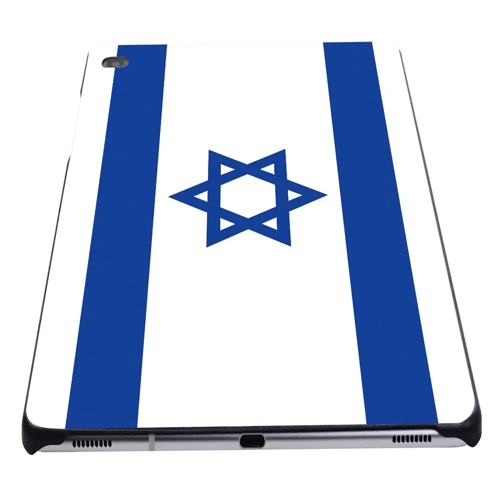 Dustpoor Tablet Case for Samsung Galaxy Tab A7 10.4 Inch Flag Pattern Plastic Durable Slim Protective Shell for SM-T500 SM-T505