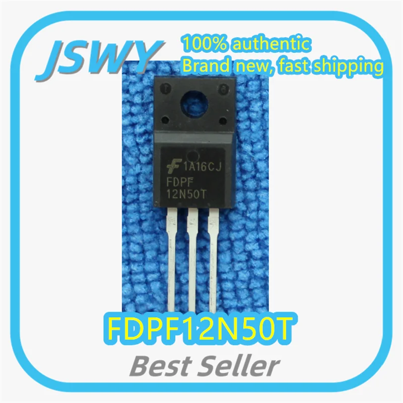 

(10/50 pcs) FDPF12N50T FDPF12N50 Silk-Screen 12N50T TO220 MOS Field-Effect Transistor Genuine Electronics