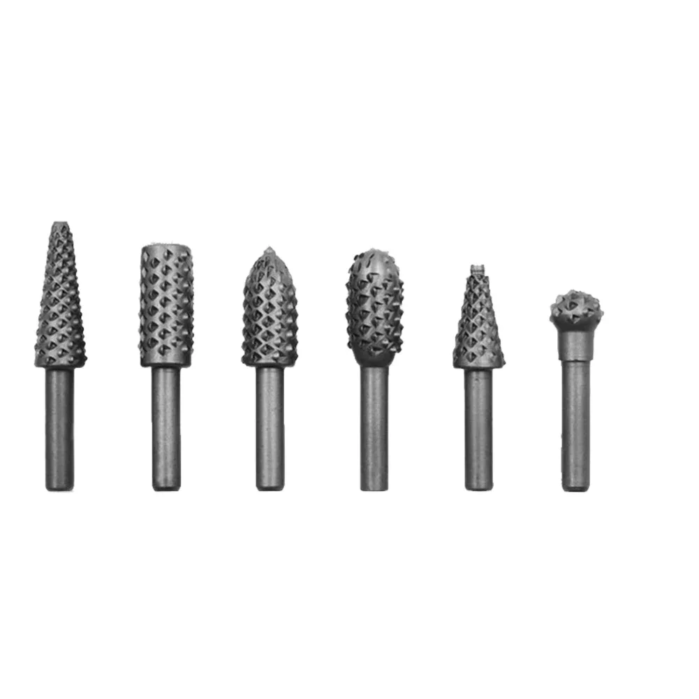 DIY Grinding Head Set Double-Cut Heads Carbide Steel Set Efficient Grinding Professional Quality Artisan Projects