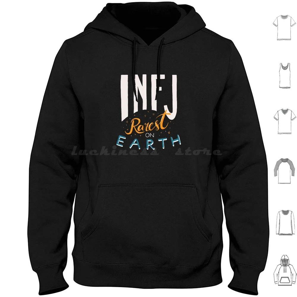 Infj , The Rarest On Earth Hoodies Long Sleeve Infj Introvert Introverting Introvert Problems Introverted Introvert