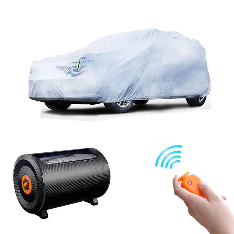 Smart Automatic Car Covers Waterproof All Weather for Automobiles Outdoor Car Cover Automatic Remote Control