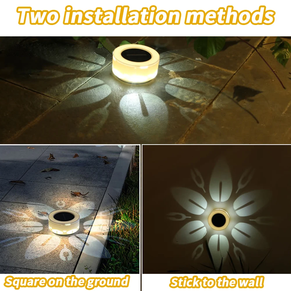 Luz solar da parede exterior, IP44 impermeável, pátio jardim paisagem luz, luz amarela morna da noite, 10 lumens, Dropship