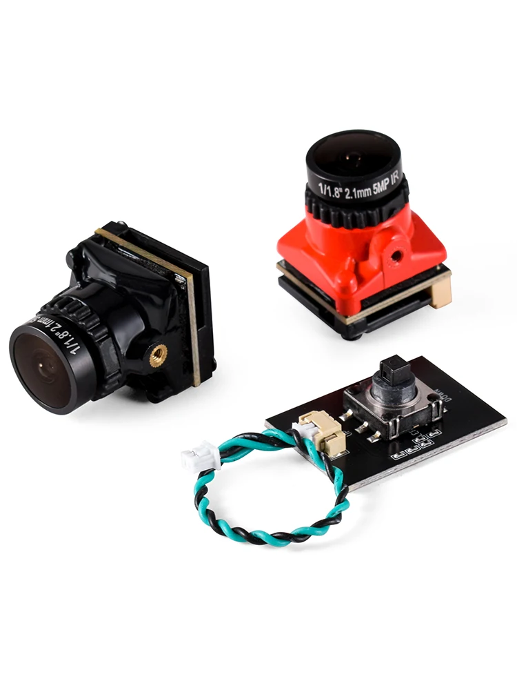 9IMOD FPV Camera 1800TVL 5MP 2.1mm 1/8 inch Starlight Sensor 5V-40V NTSC/PAL with OSD Internal for RC FPV Racing Drone DIY Parts