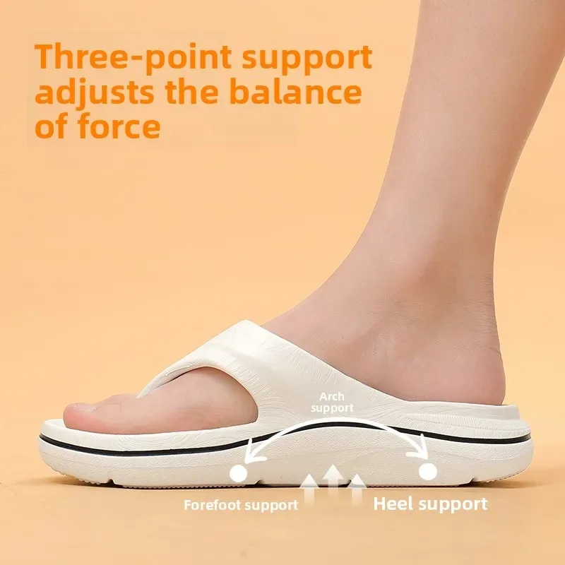 Summer Men Slippers Non Slip EVA Flip Flops Lightweight Home Sandals Soft High Quality Slides Fashion Outdoor Beach Bathroom - view 5