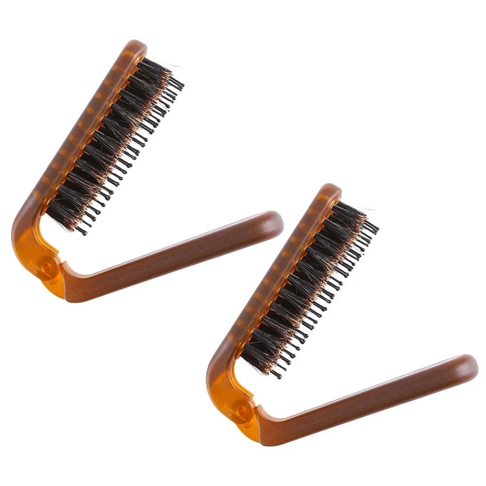 

2Pcs Travel Comb Portable Hair Comb Hairstyle Hair Brush Folding Comb for Travel Hair travel comb