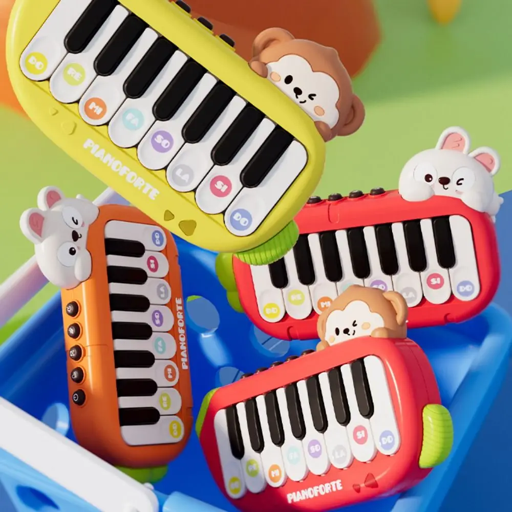 Early Education Mini Electric Keyboard Multifunctional Electronic Organ Electronic Piano Toy with Music Score Light