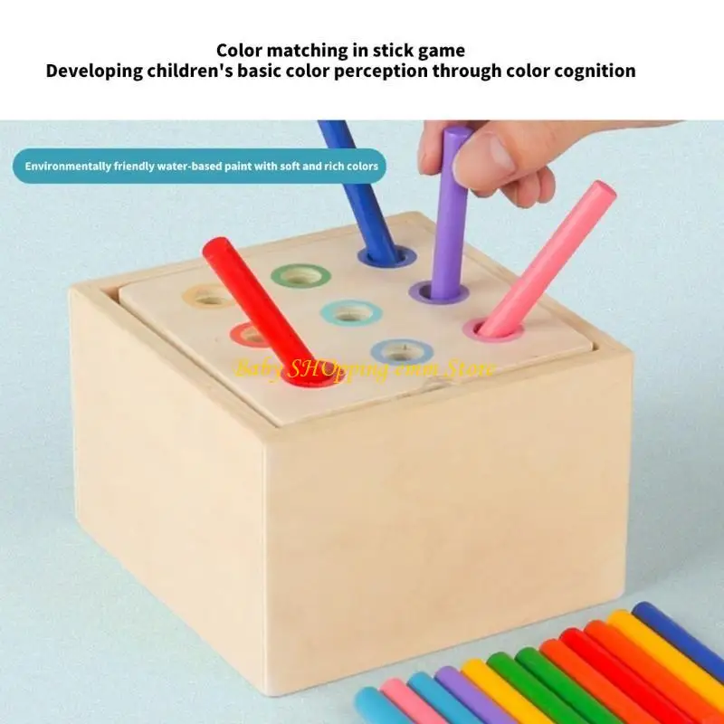 23GD Creative Sorting Coin Box Toy für Kleinkind -sensorische Bildungsspielzeug Farbform Kognitiver Spielzeug für