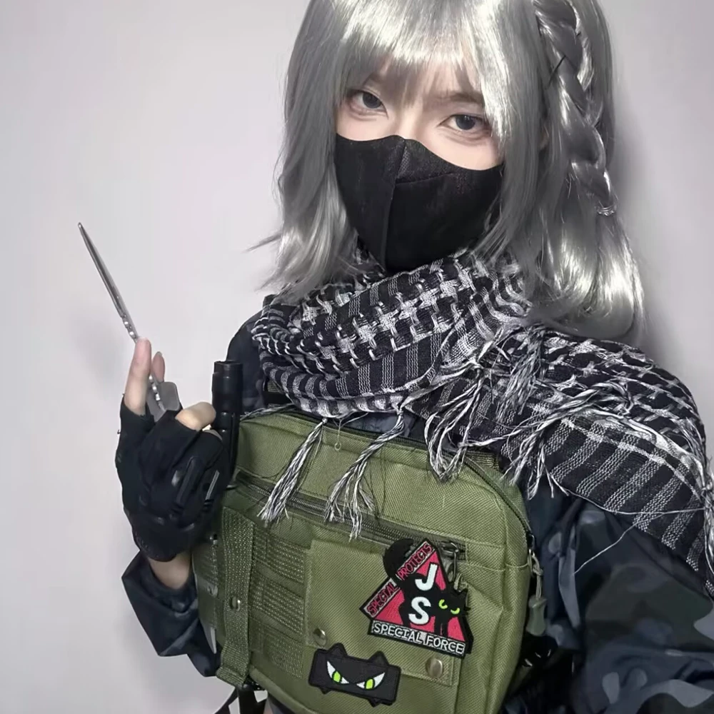 เข็มกลัดติดเสื้อการ์ตูนรูปแมว Delta Force May Xiaowen สำหรับคอสเพลย์ ตกแต่งกระเป๋า เครื่องประดับแฟชั่น อุปกรณ์ประกอบงานปาร์ตี้