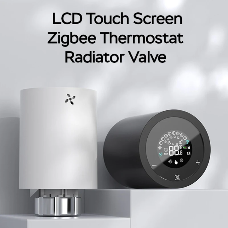 

Tuya Smart WiFi Thermostatic Valve for Heating, Remote Control via App, Voice Control Supported, Alice
