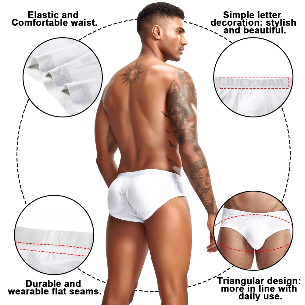 LAZAWG Sexy Underware Butt Lifter Underwear Man Men\'s Panties Hip Enhancer Sexy Panties with Pads Booty Shaper Briefs Underpants