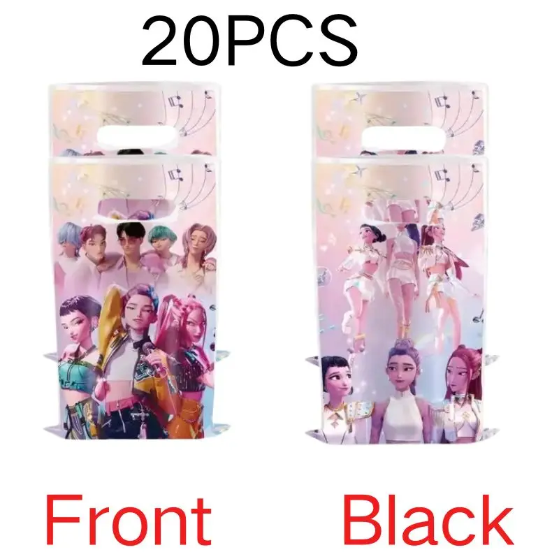 10/20/30PCS K bop Damon Hunter Snoep Zakken Gift Thema Party Gift Bags Verjaardagsfeestje Decoratie Organiseren Levert Geschenken