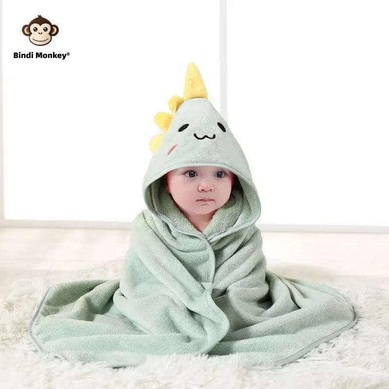 Accappatoio per bambini animale assorbente rapido morbido con cappuccio caldo accappatoio in velluto corallo accappatoio per dormire Darling Cuddle Bath per molte scene