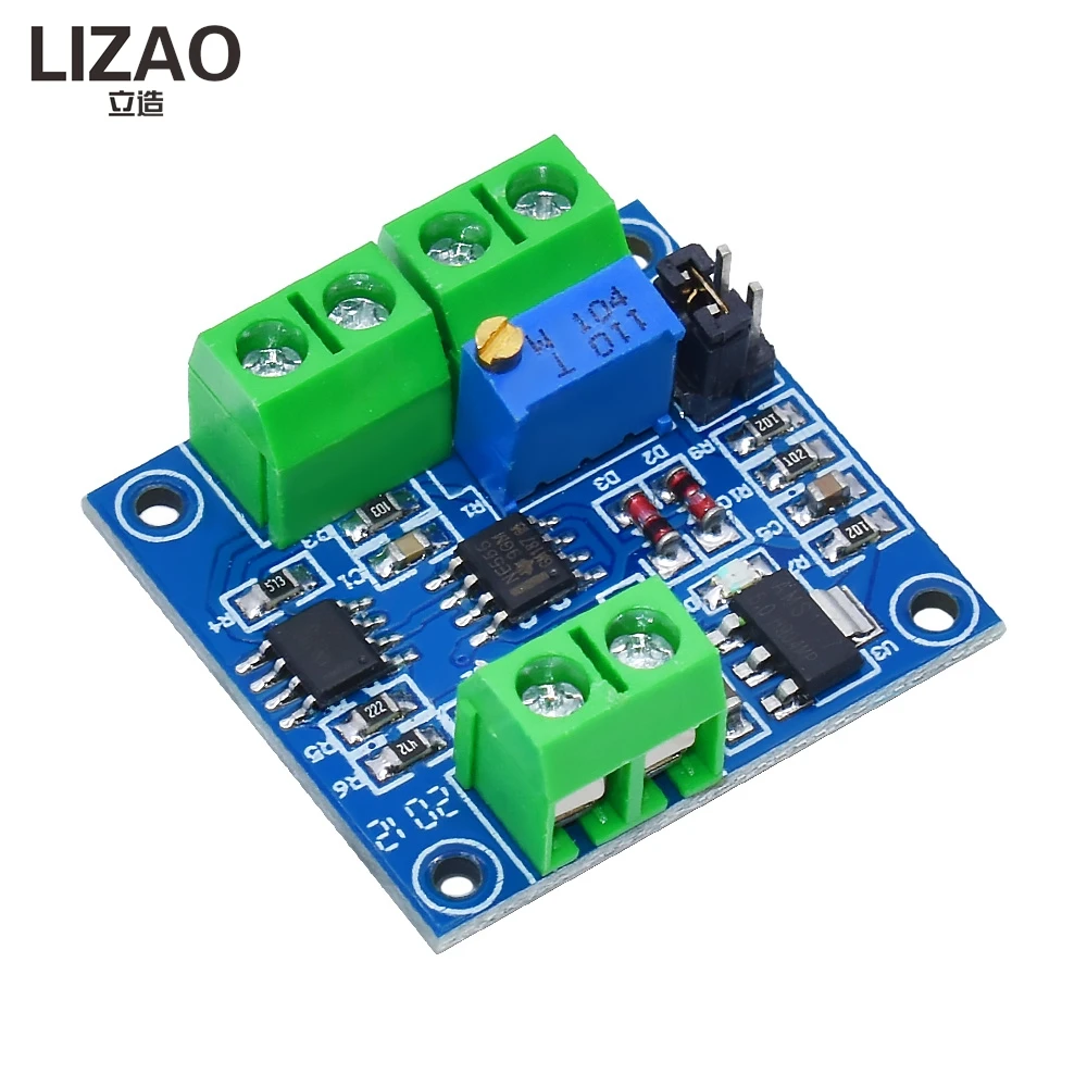 Voltageto PWM Converter Module 0-10V to 0%-100% for PLC MCU Digital to Analog Signal PWM Adjustabl Converter Power Module