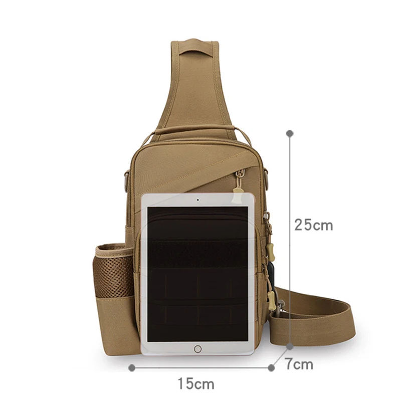 Chest Bag Tactical Sling Pack Multi-pocket Crossbody Bags Outdoor Sport Shoulder Sack For Men Women Hiking Camping Equipment