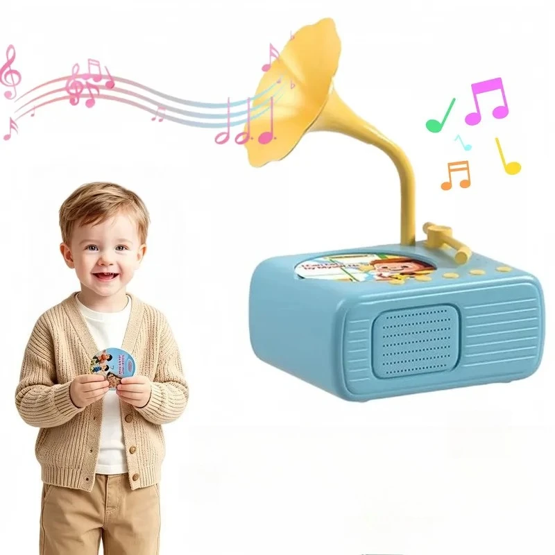 English Kids Educational Early Learning Card Phonograph Set Multi Language