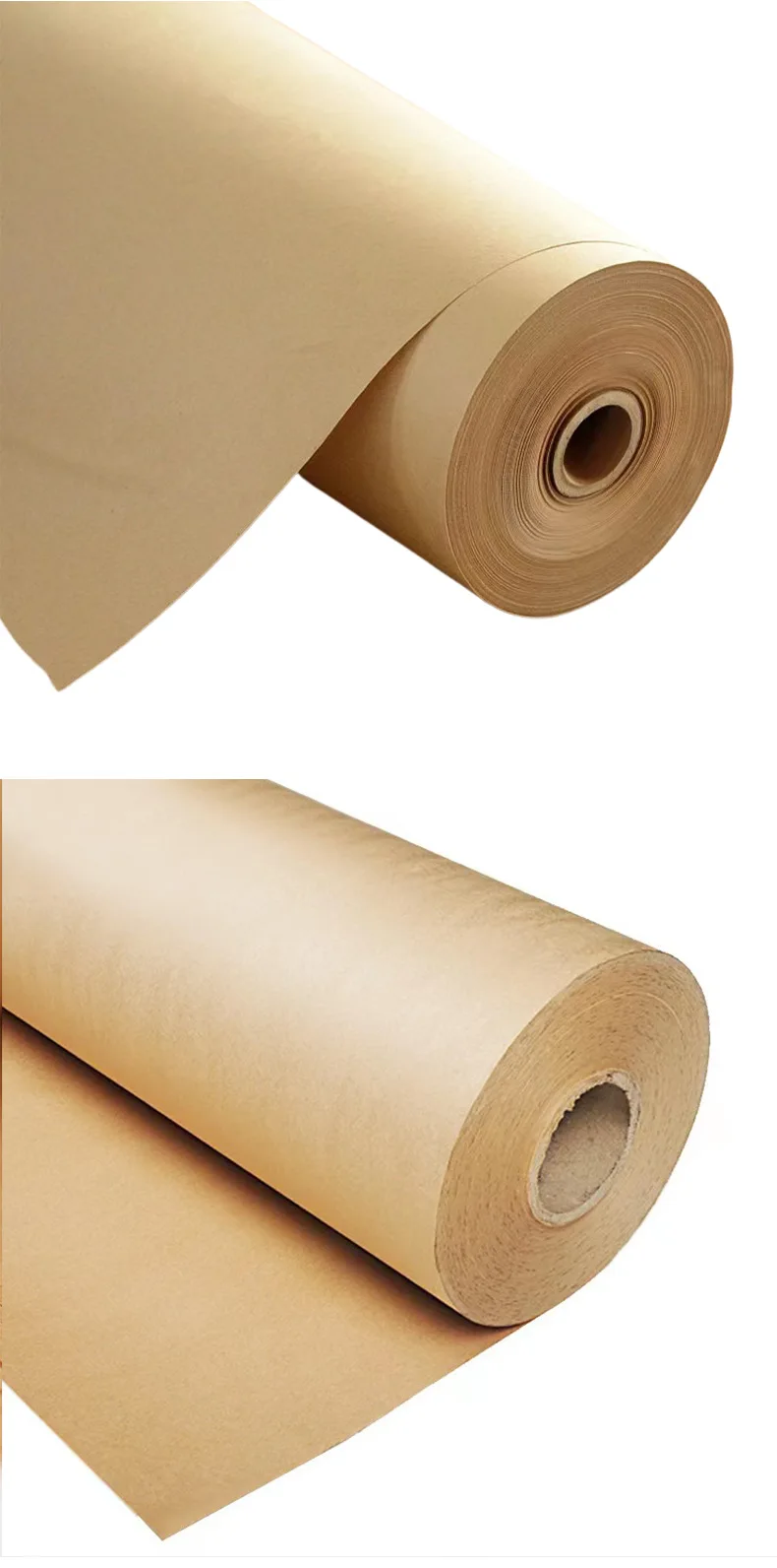 DIY Recycled Material Kraft Paper Roll Wrapping Crafts Paper Craft Wrapping Paper Roll Gift Wrapping Bouquet Flower Paper