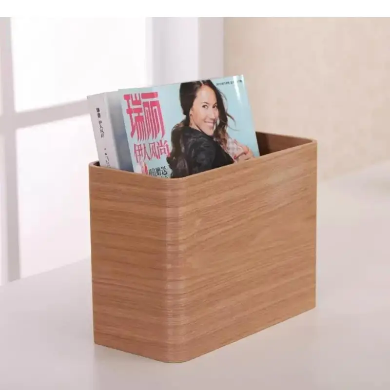 

Wooden Rectangular Trash Can No Lid Storage Bucket Waste Bins Paper Basket Garbage Can Kitchen Trash Bin Garbage Bin Waste Cans