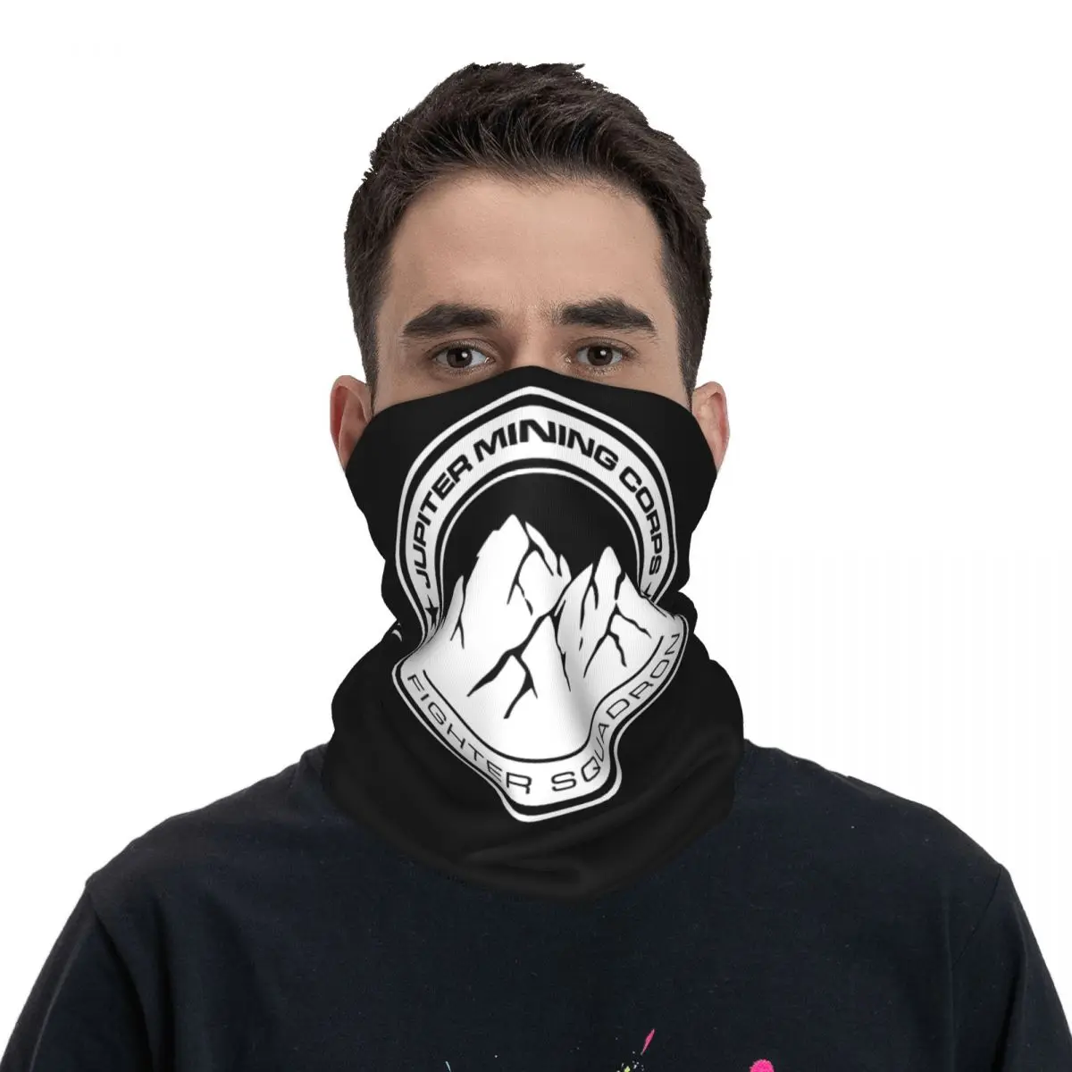 Unisex Impresso Motocross Jersey, Balaclava, Adulto Bandana, Tampa Do Pescoço, Menos Rider, Mining Company, Envoltório Elegante, Inverno