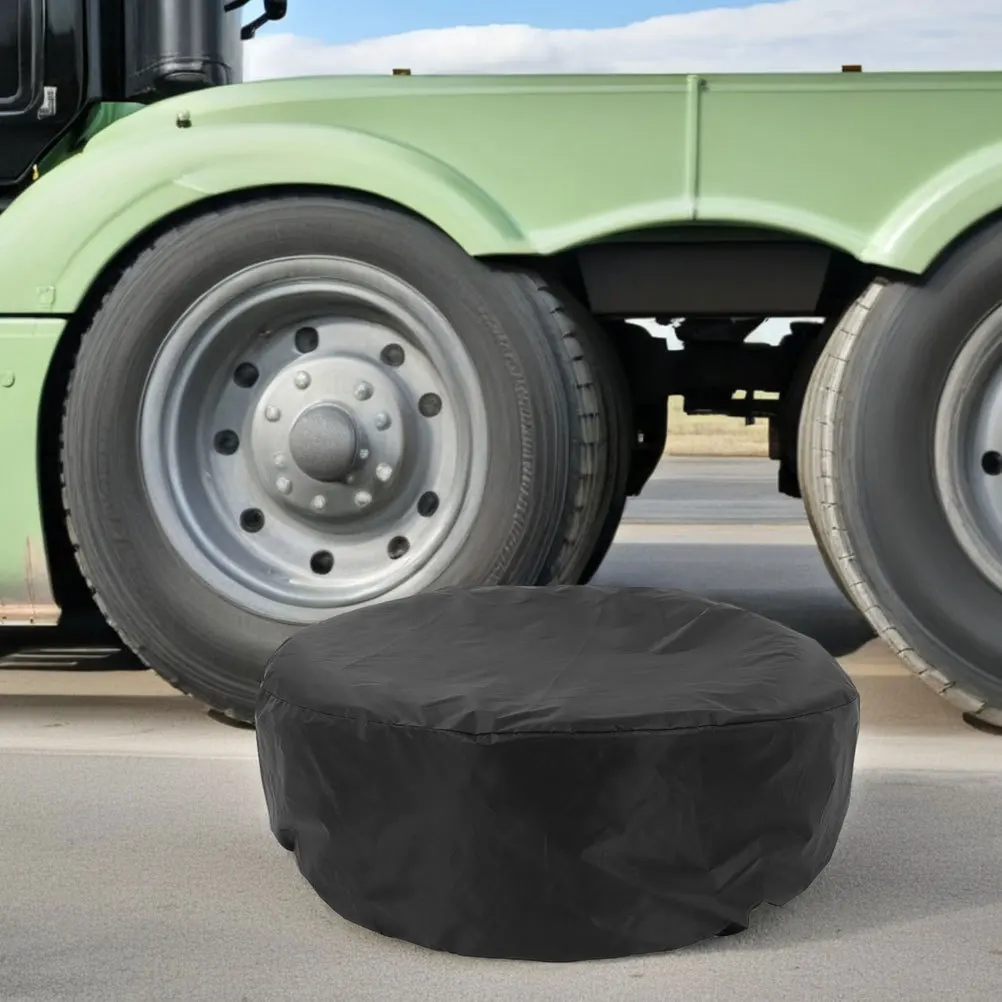 Copriruota di scorta impermeabile universale da 27-29 pollici in taffetà con design antivento per auto, camper e rimorchi