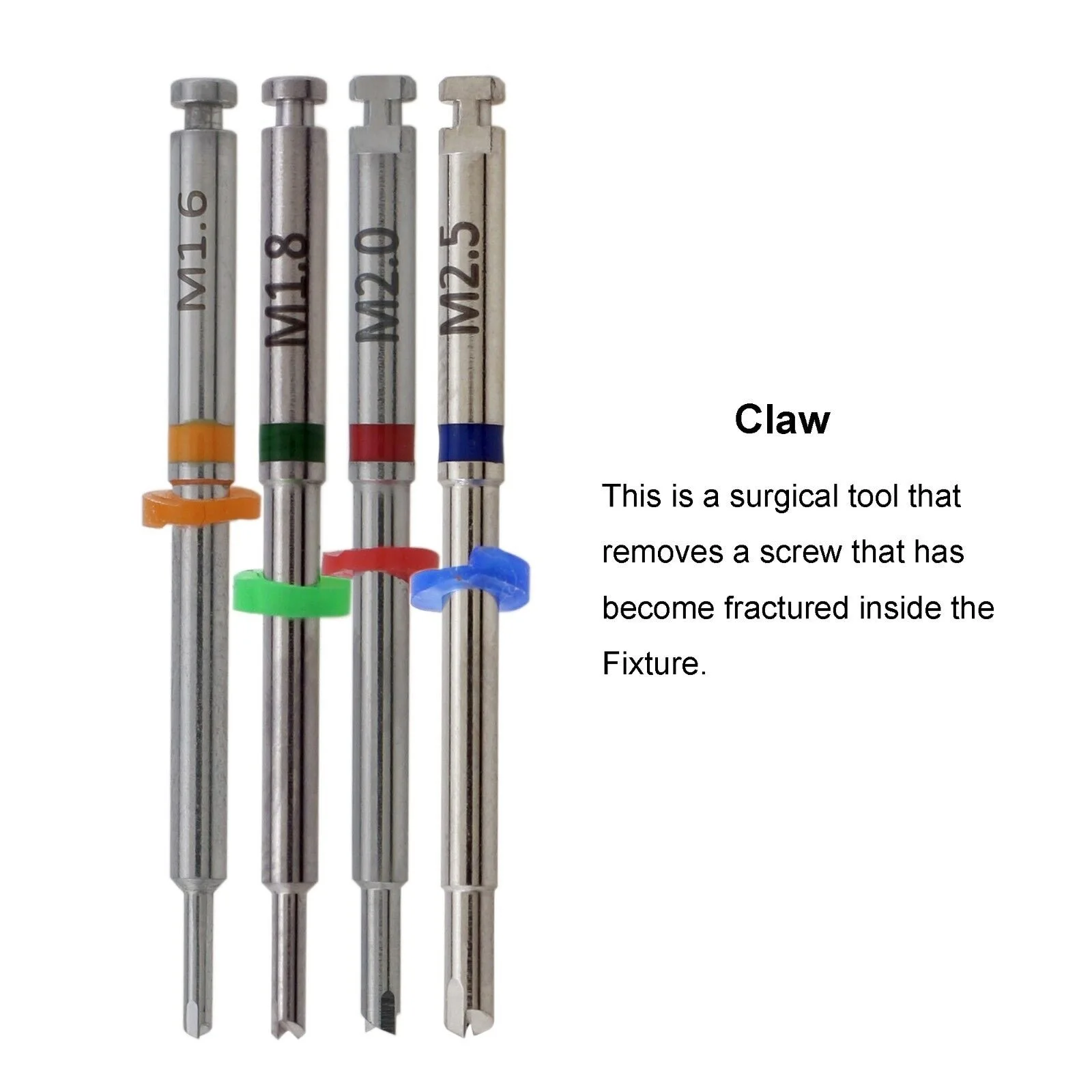 

Абатмент для зубного имплантата, инструмент для удаления сломанного винта, коготь, обратный центральный амортизатор, инструмент для удаления винта, аварийный инструмент для сбоя имплантата