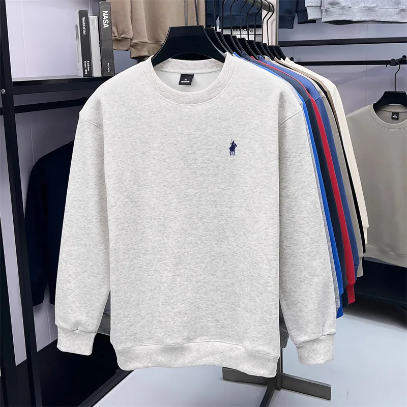 Luxury designer brand Pony embroidered sweatshirt autumn new collection casual boutique fashion best-selling Paul men's pullover