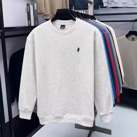 Luxury designer brand Pony embroidered sweatshirt autumn new collection casual boutique fashion best-selling Paul men's pullover