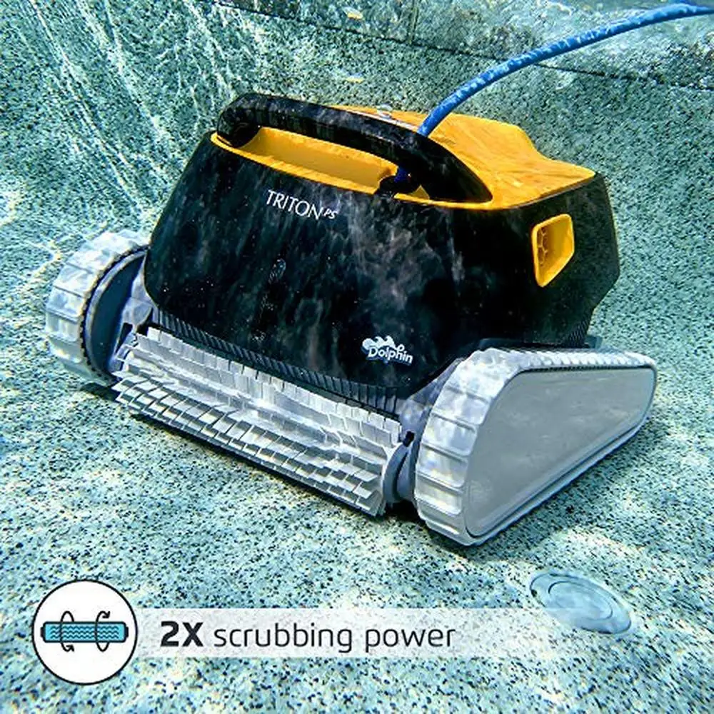 Limpiador robótico automático para piscinas, limpieza profunda, aspiradora eficiente para piscinas con ahorro de energía