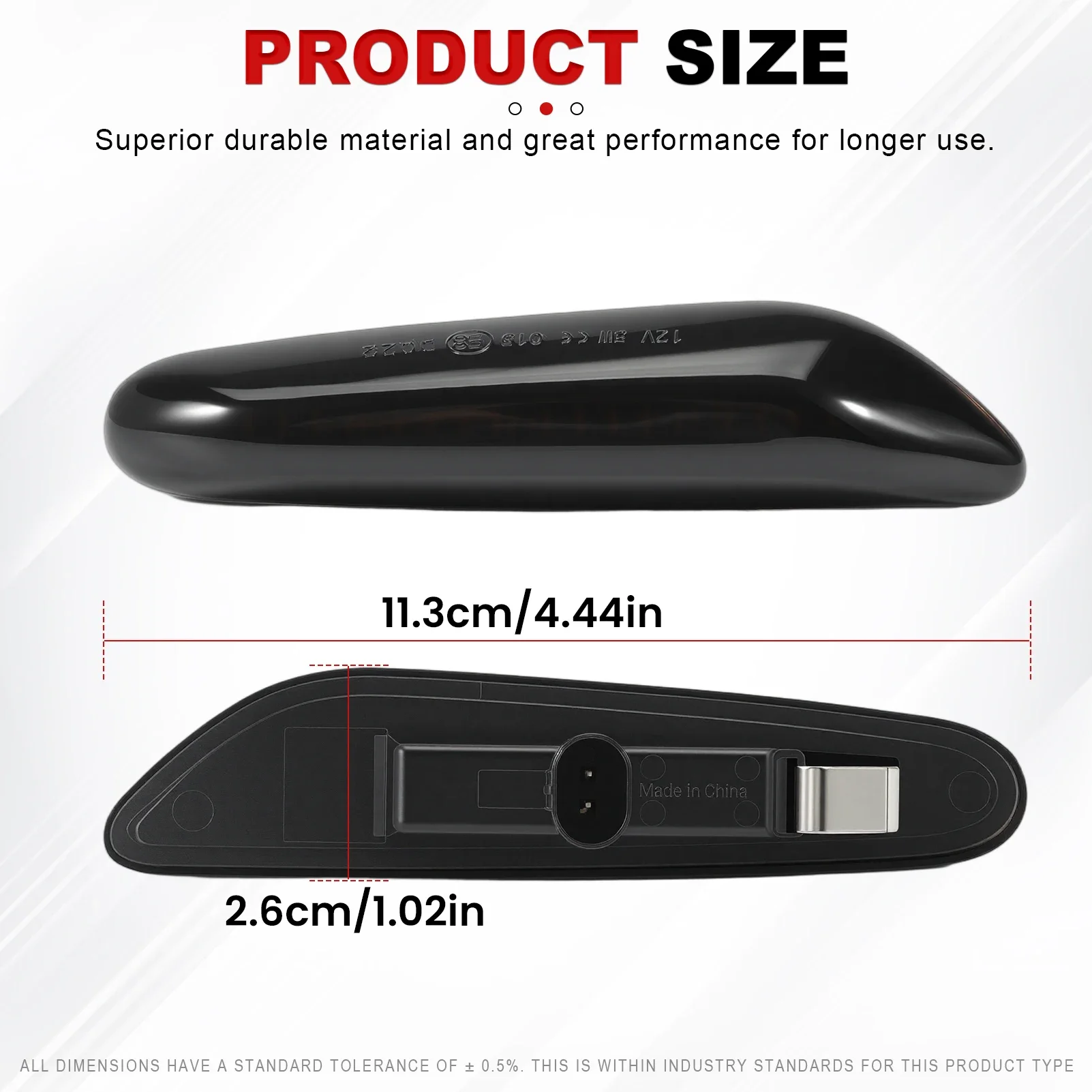 LED Turn Signal Indicator Side Marker Light for BMW 1 Series 3 Series 5 X1 X3 E46 E60 E61 E81 E82 E83 84 E87 E88 E90 E91 E92 E93