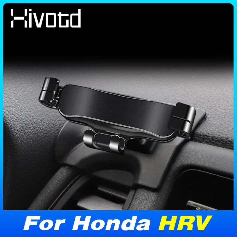 Automotive Suport Wireless GPS Stabilized Brackets Air Conditioning Vent Mobile Cell Phone Holder For Honda HRV VEZEL 2015-2024