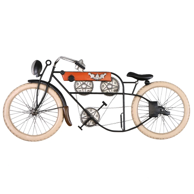 

Industrial style wrought iron bicycle wall pendant wall decoration
