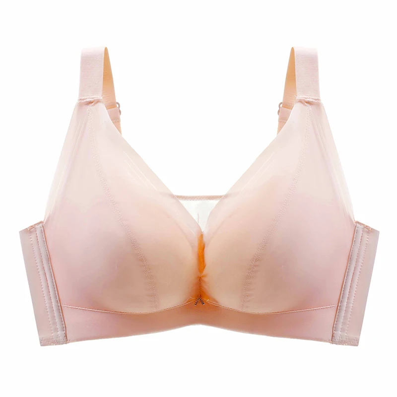 Women\'s Bras Large Sizes Push Up Bra Sexy Breathable Minimizer Invisible Bra Underwear for Women C D E Full Cup Plus Size Bra