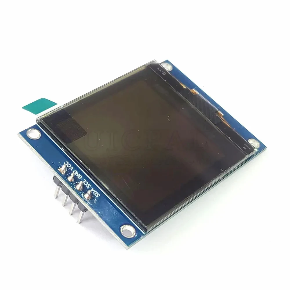 رقاقة سائق LCD OLED ، شاشة بيضاء ، x shav doks ، 1.2 "، 1107 ، COG ، I2C ، IIC ، 4PIN ، 3V-5V ، جديد