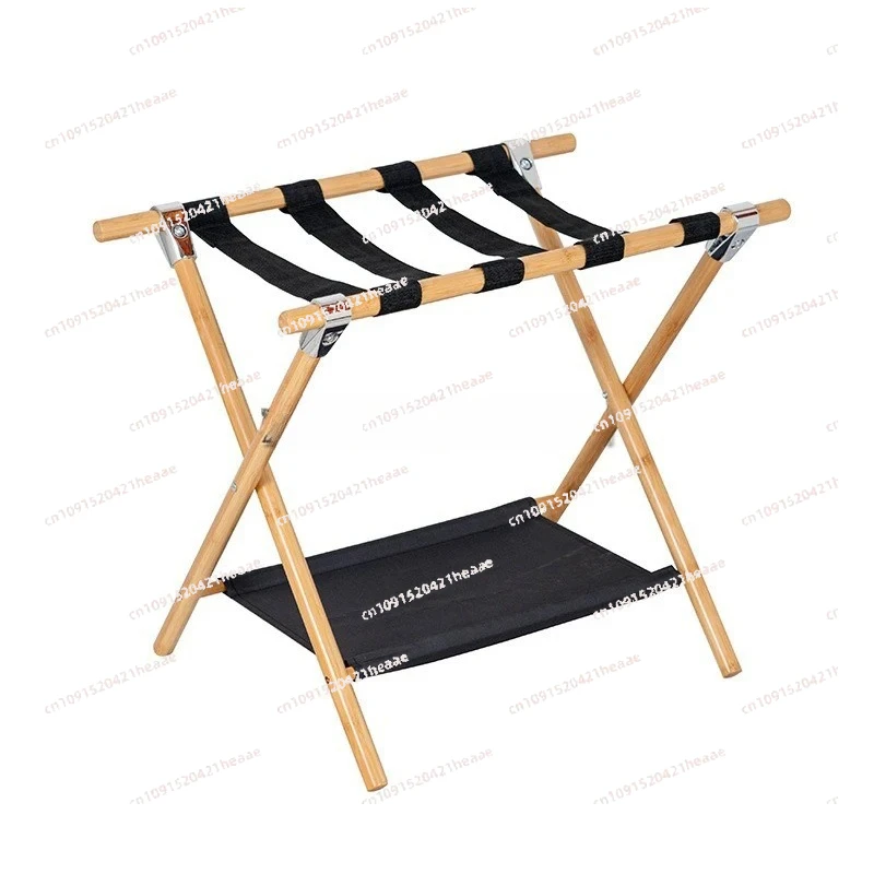 

Suitable for Luggage Rack, Folding Suitcase Stand Luggage Holder with Storage Shelf,