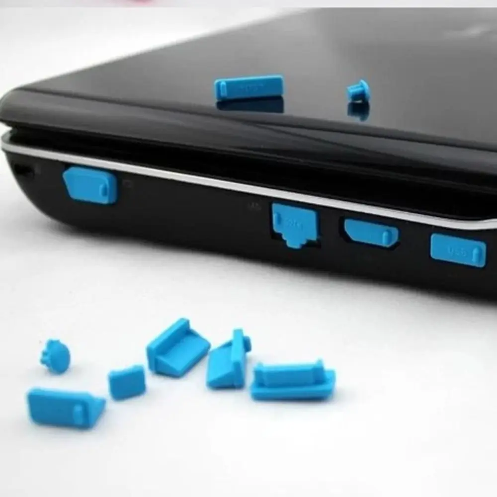 

5set 65pcs Universal Anti Dirty Cover Stopper Laptop Dustproof Dust Plug Silica Gel