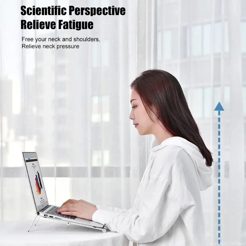 Youpin Oatsbasf Laptop Ständer Halter für Macbook Pro Air Faltbare Tablet Magie Halter Notebook Halter 3 In 1 Aluminium Schreibtisch brac