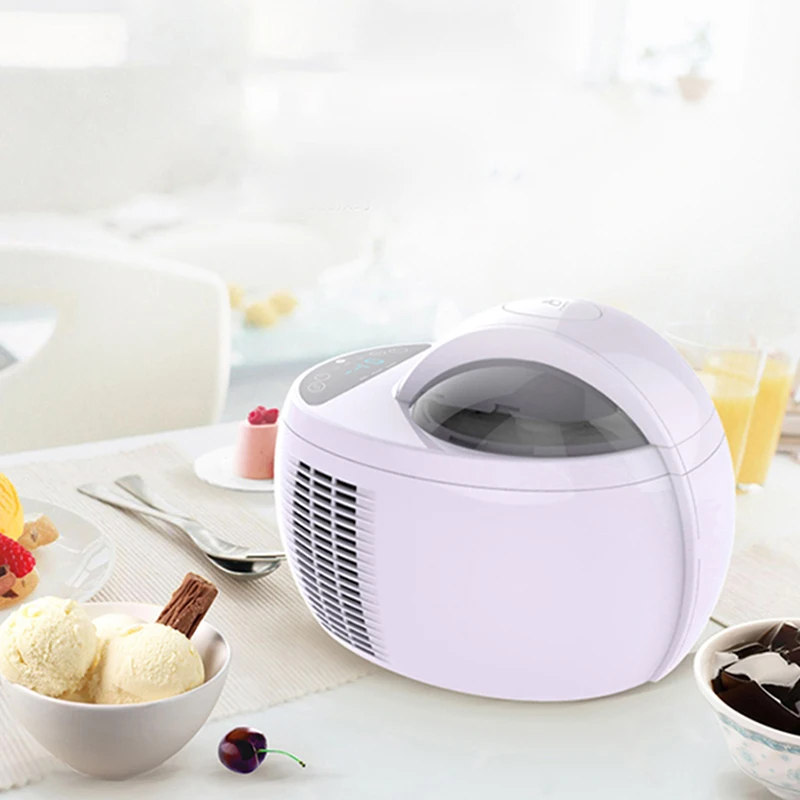 Automatic Soft Hard Italian Ice Cream Maker Machine Household  Frozen Fruit Ice Cream Making Machine
