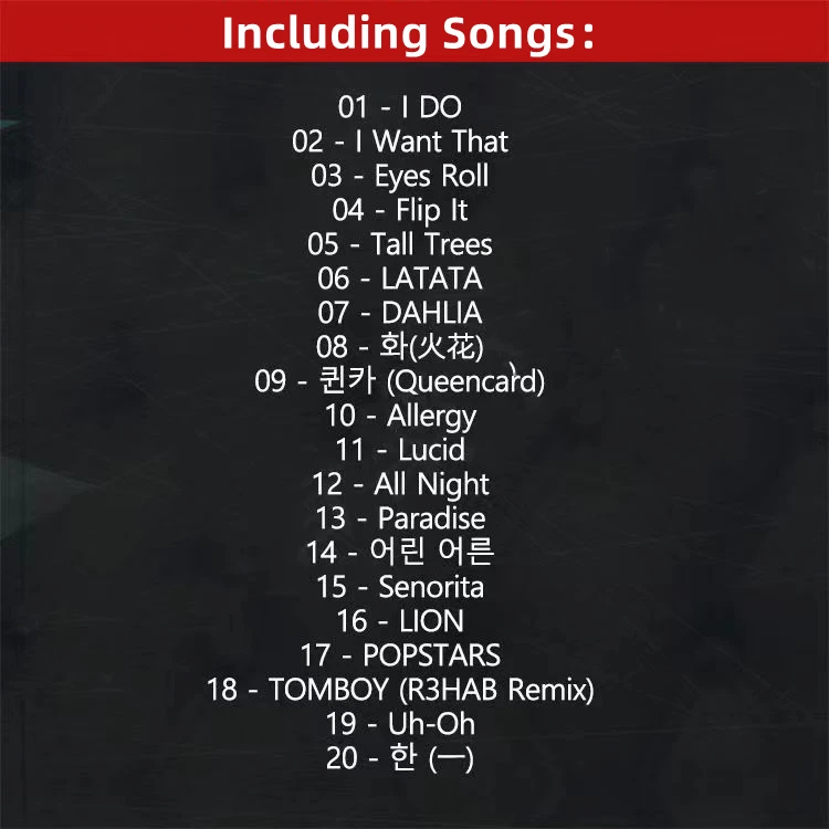 New Pop (G)I-DLE MIYEON Music CD HEAT Album TOMBOY Music Record Cosplay Walkman Car Soundtracks Box Collection Party Music Gifts