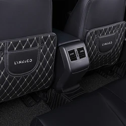 1Pc Car Seat Backrest Anti-kick Pad Anti- dirt Scratch Mat Auto Accessories For Geely Lynk & co 01 05 03 09 02 04 06 07 08